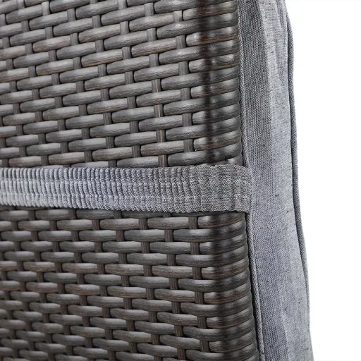 Garden Cushion - For Lounger - 196x55x5cm - Grey