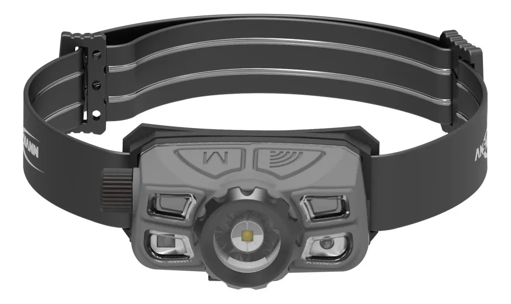 Headlamp with gesture control, rechargeable, dimmable, focusable