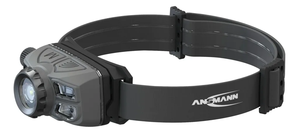 Headlamp with gesture control, rechargeable, dimmable, focusable