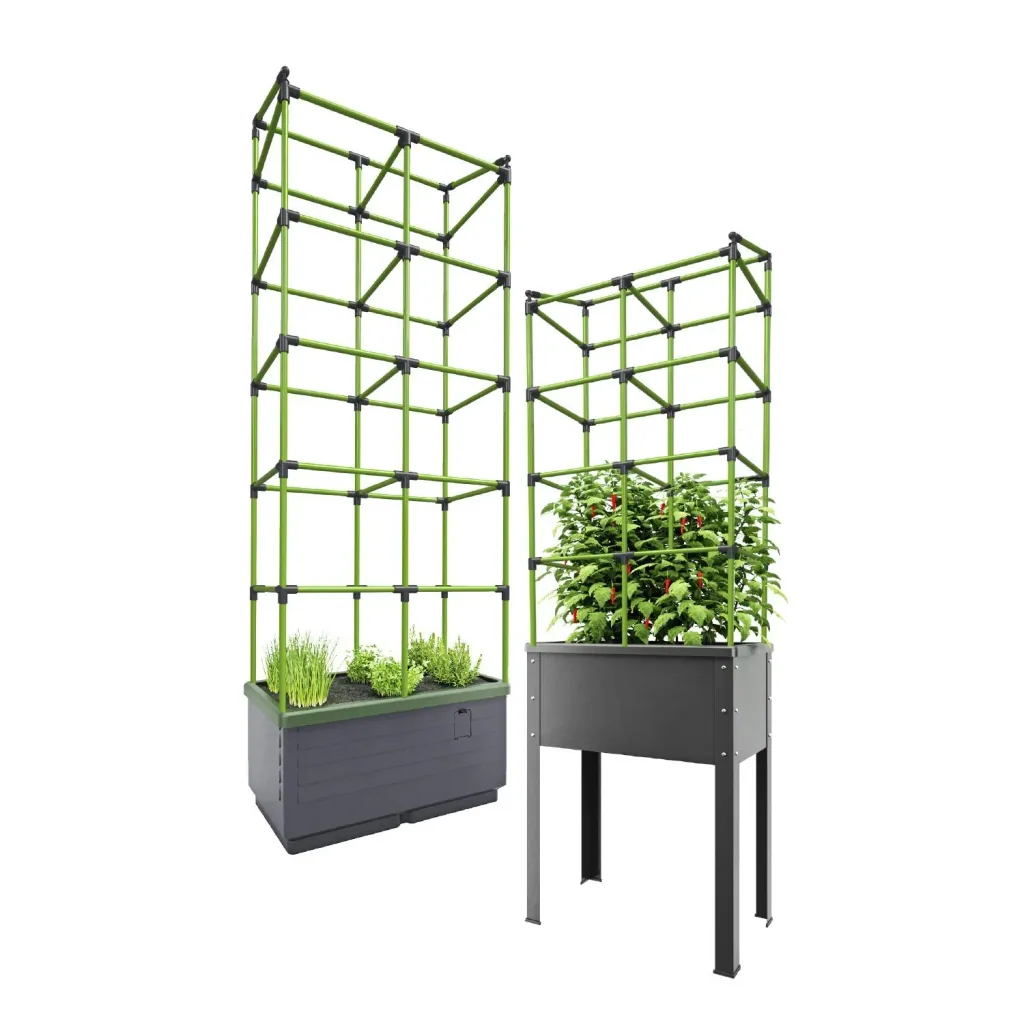 Extension set, trellis for 949797 raised bed "City Jungle Heidelberg", extension, plastic, green