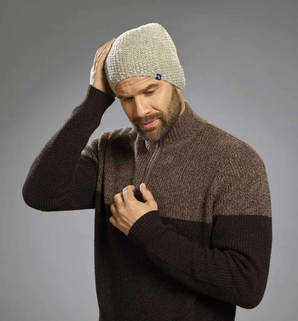 Hat light grey, one size
