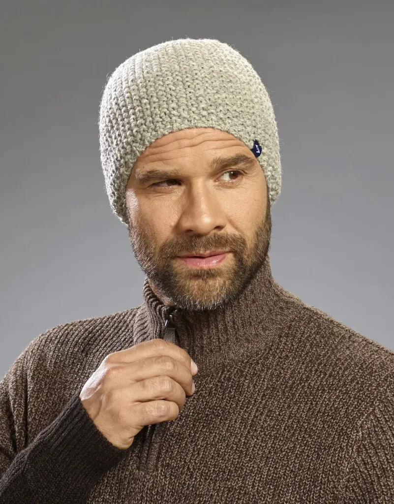 Hat light grey, one size