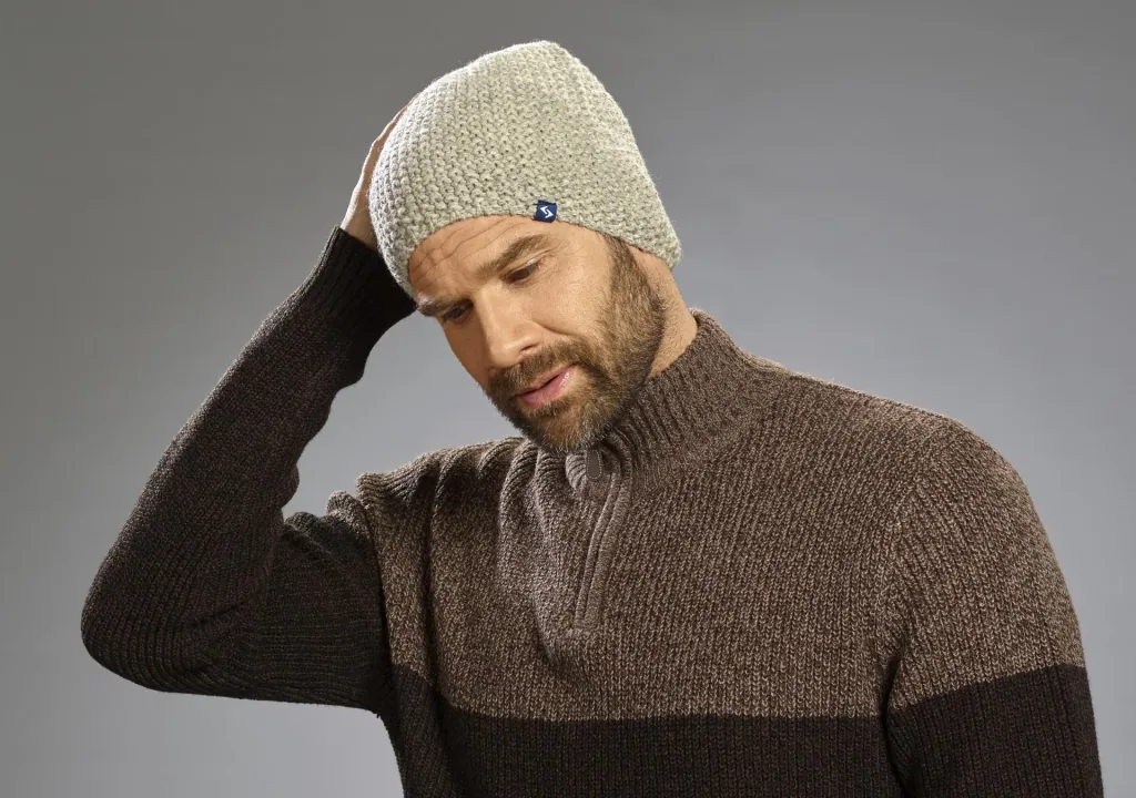 Hat light grey, one size