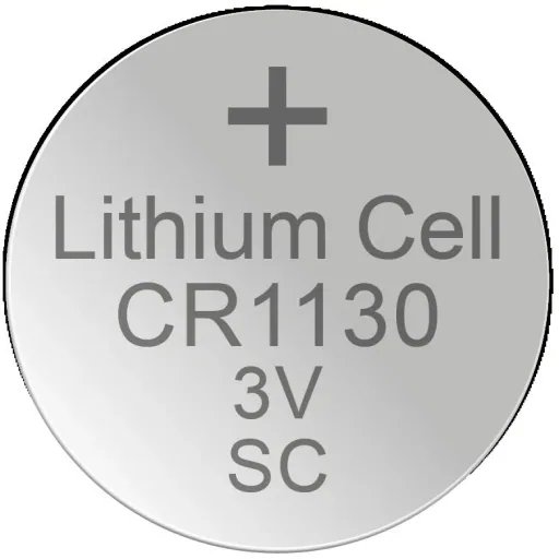 Lithium button cell CR1130, 3 Volt - 5 pieces