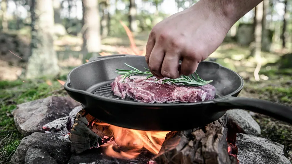 Grill-Fuerpanne gp35 with Steel