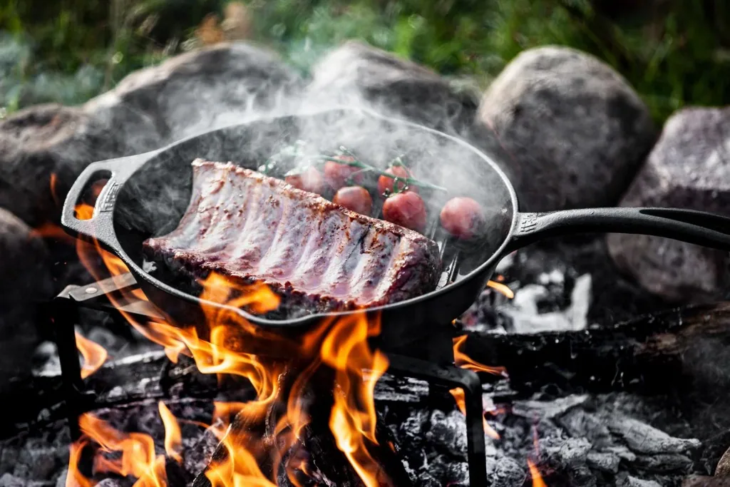Grill-Fuerpanne gp35 with Steel