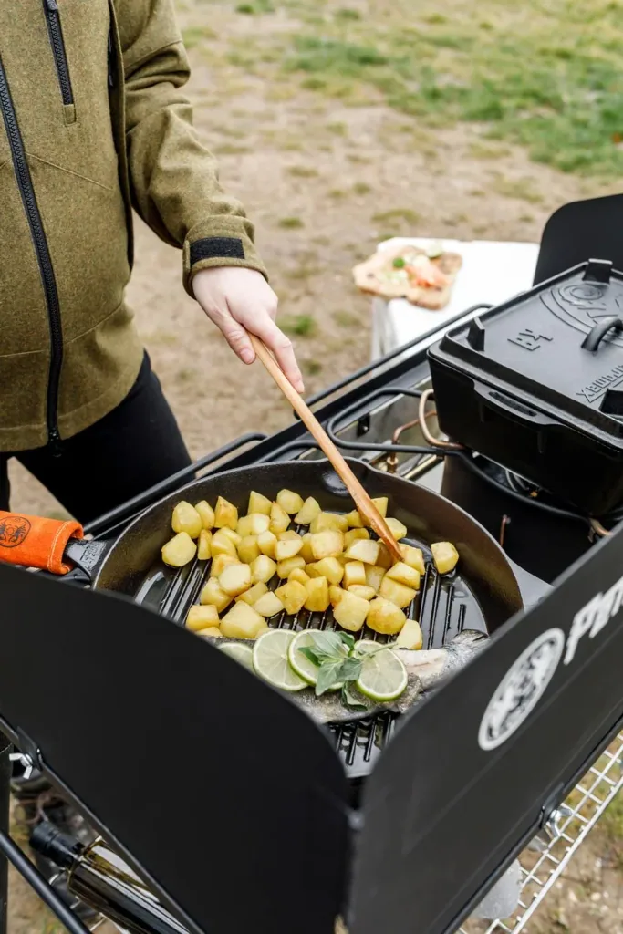 Grill-Fuerpanne gp35 with Steel