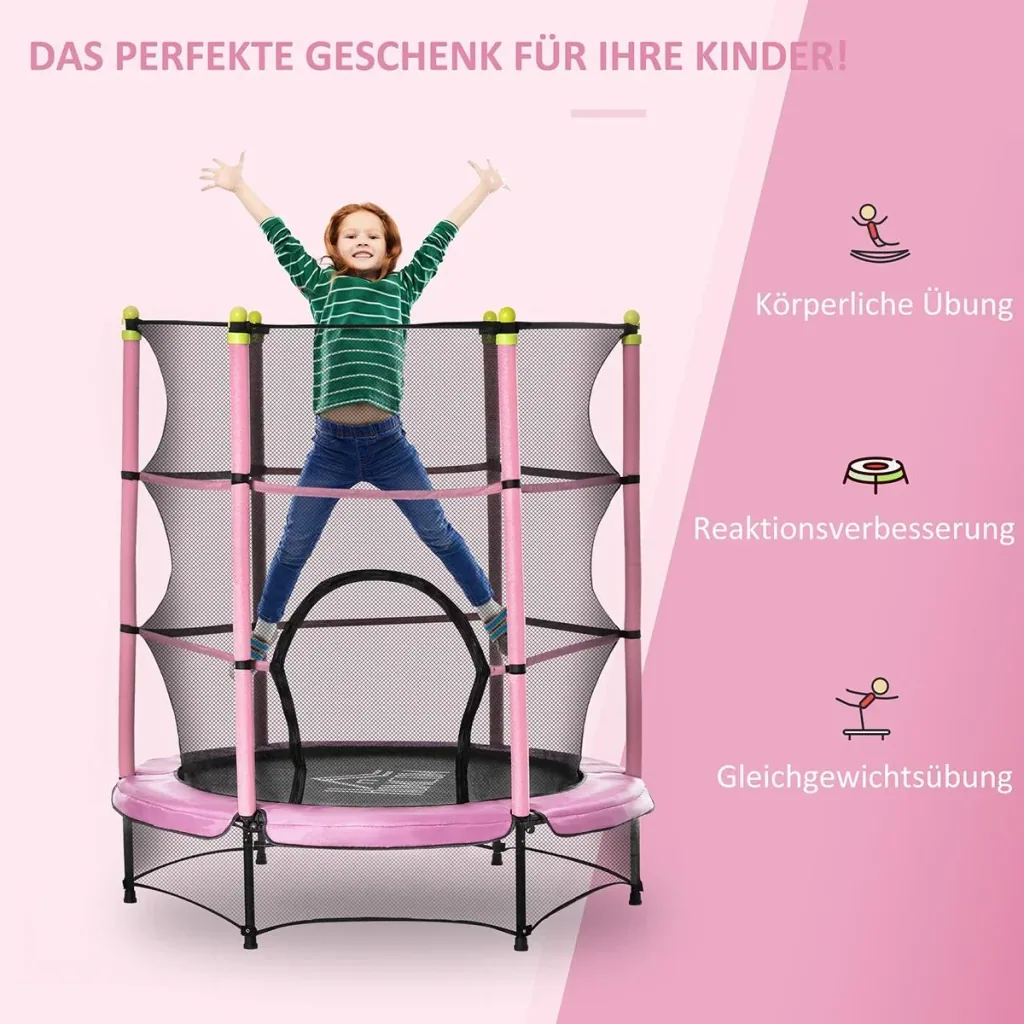 Trampoline for children Ø140 cm Fitne