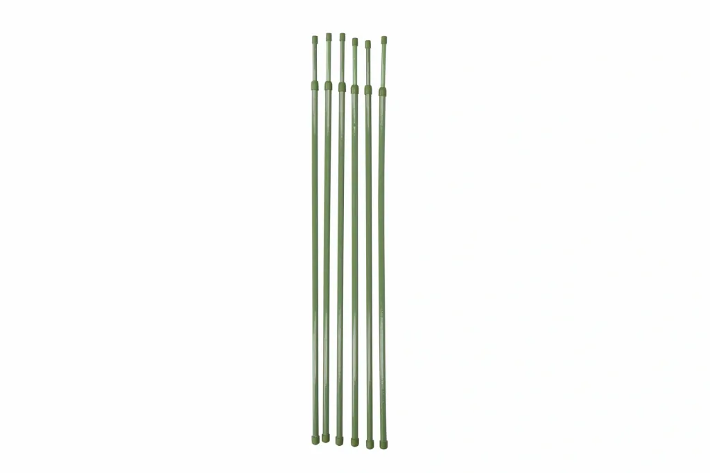 Plastic plant stake, telescopic 50-80 cm, green, 6 pieces