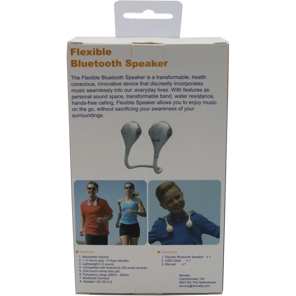 Movelly flexible bluetooth speaker