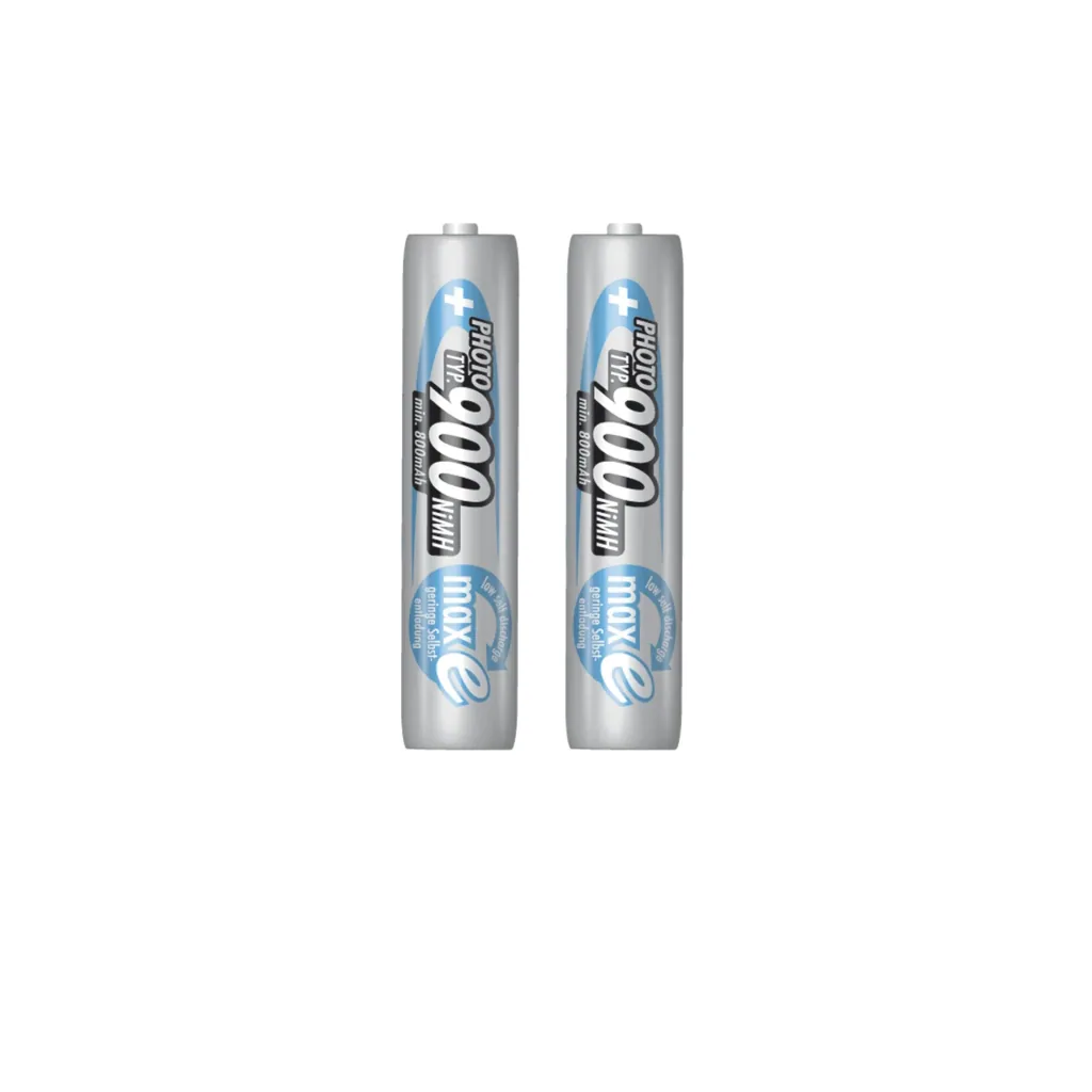 Photo NiMH Micro (AAA) battery with 800 mAh (Type 900) and maxE technology - 2 pieces