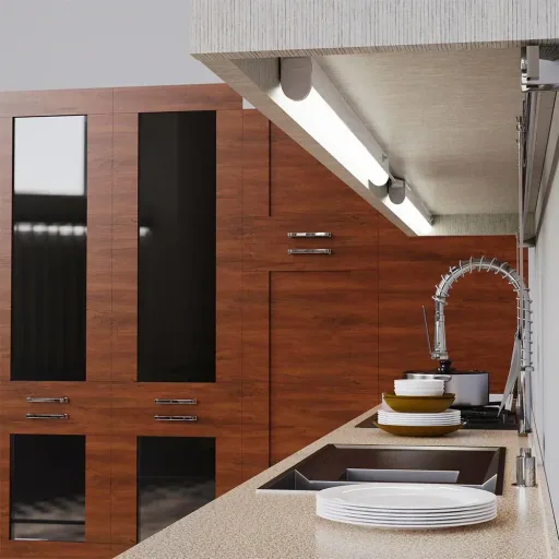 Cabinet lighting - Kitchen lighting - LED strip 54x3-6x2-2cm