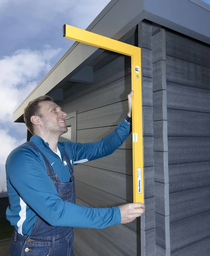 Construction angle W 350 with spirit level