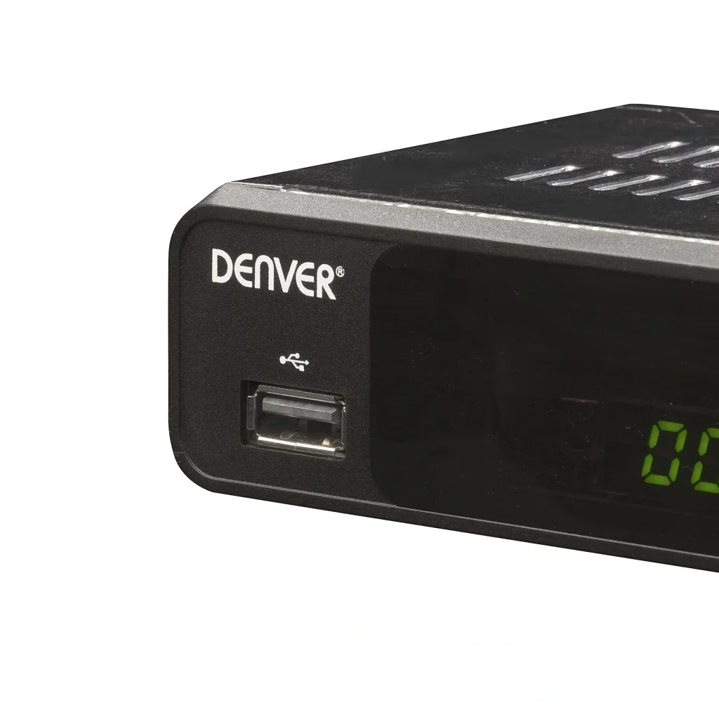 SAT receiver with USB media playback, HDMI and Scart connection