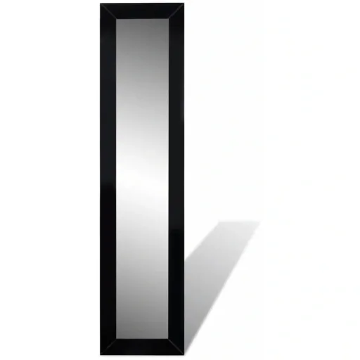 Freestanding mirror black