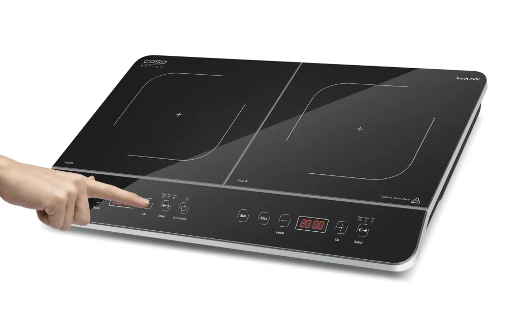 Double induction hob “Touch 3500”, glass ceramic, 3500 watts