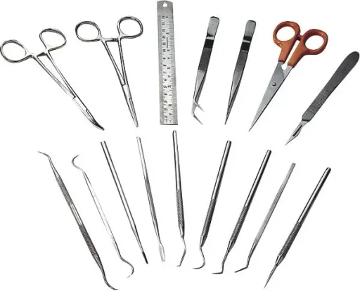 17-piece precision tool set for hobbyists in a zippered case (100% polyamide)