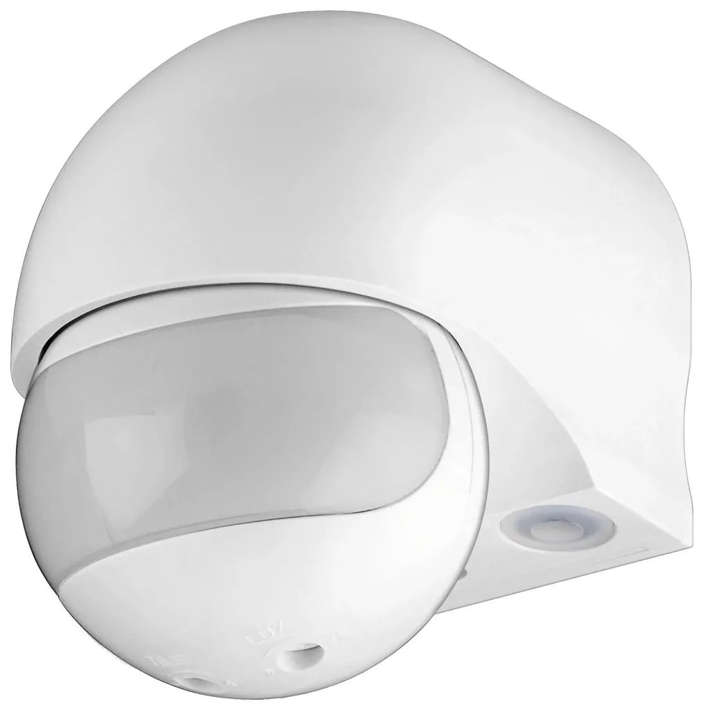 Infrared motion detector ODA SLIM - 180° surveillance, max. 12M, white