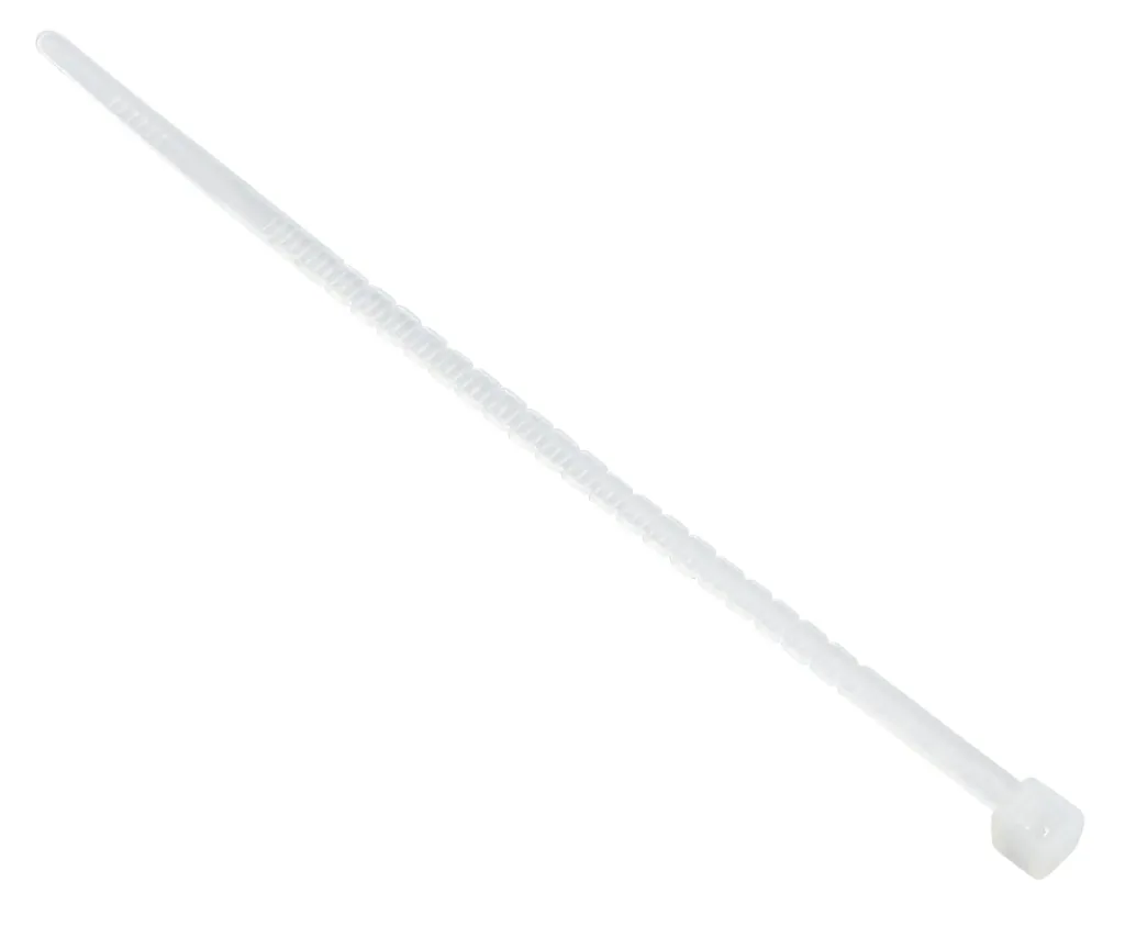 Twist Cable Ties, white, 200 x 4.6 mm