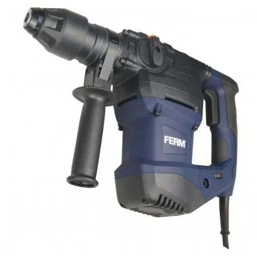 HDM1037 hammer drill 1500W - side handle - 4 functions - incl. 3 SDS Plus drill heads and 2 SDS Plus tool heads m