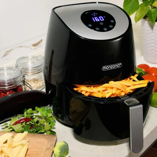 9-in-1 Deep Fryer with Touch Display 3.6 Liters - Black