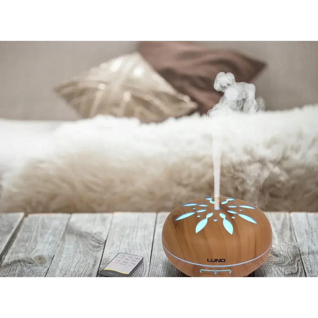 Luxurious aroma diffuser with remote control - 500 ml - 7 light colors