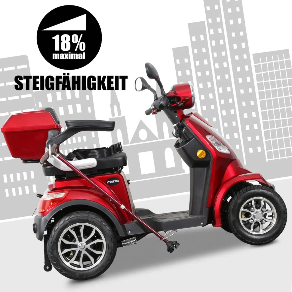 E-Quad 25 V. 2 red - 1,000 watts + road legal
