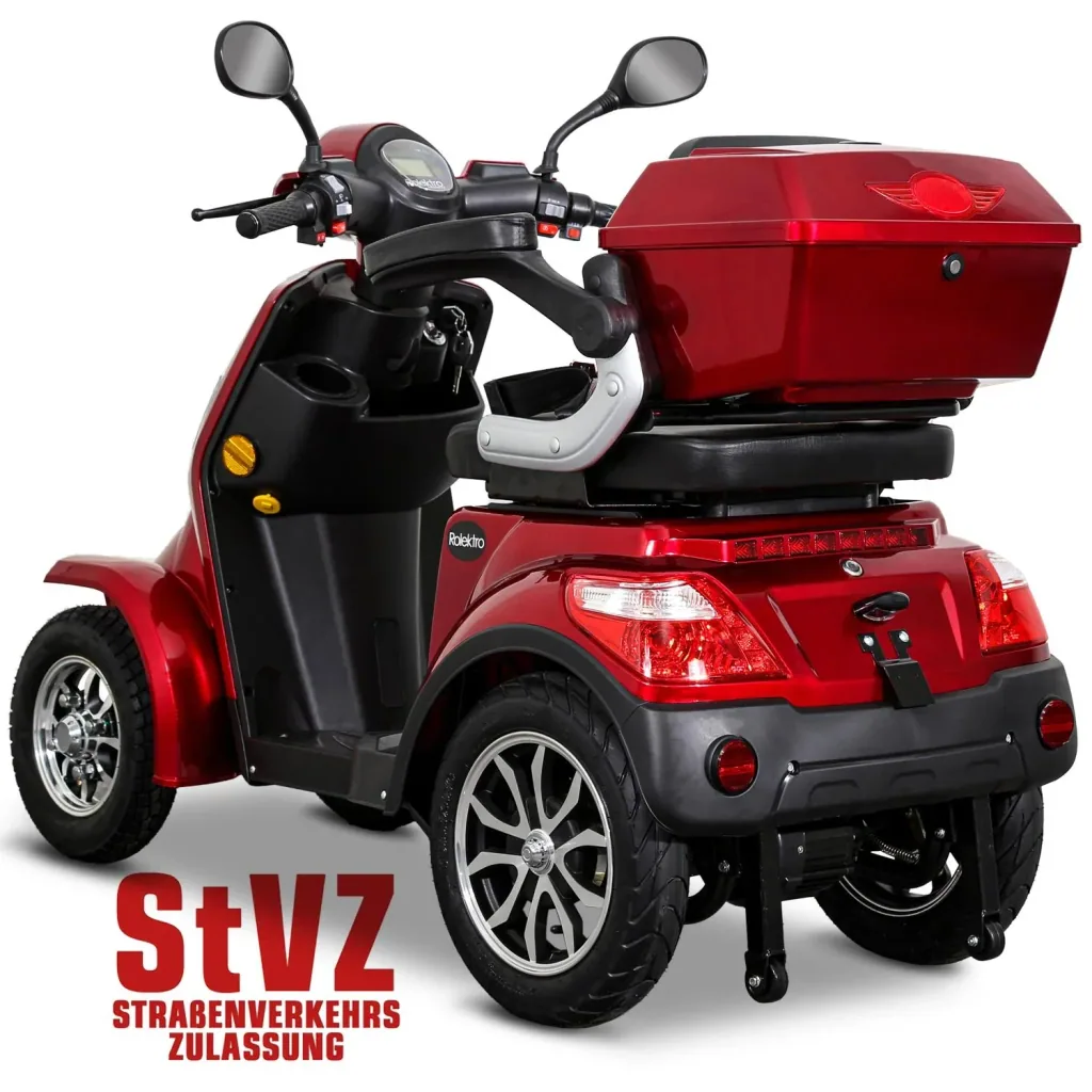 E-Quad 25 V. 2 red - 1,000 watts + road legal