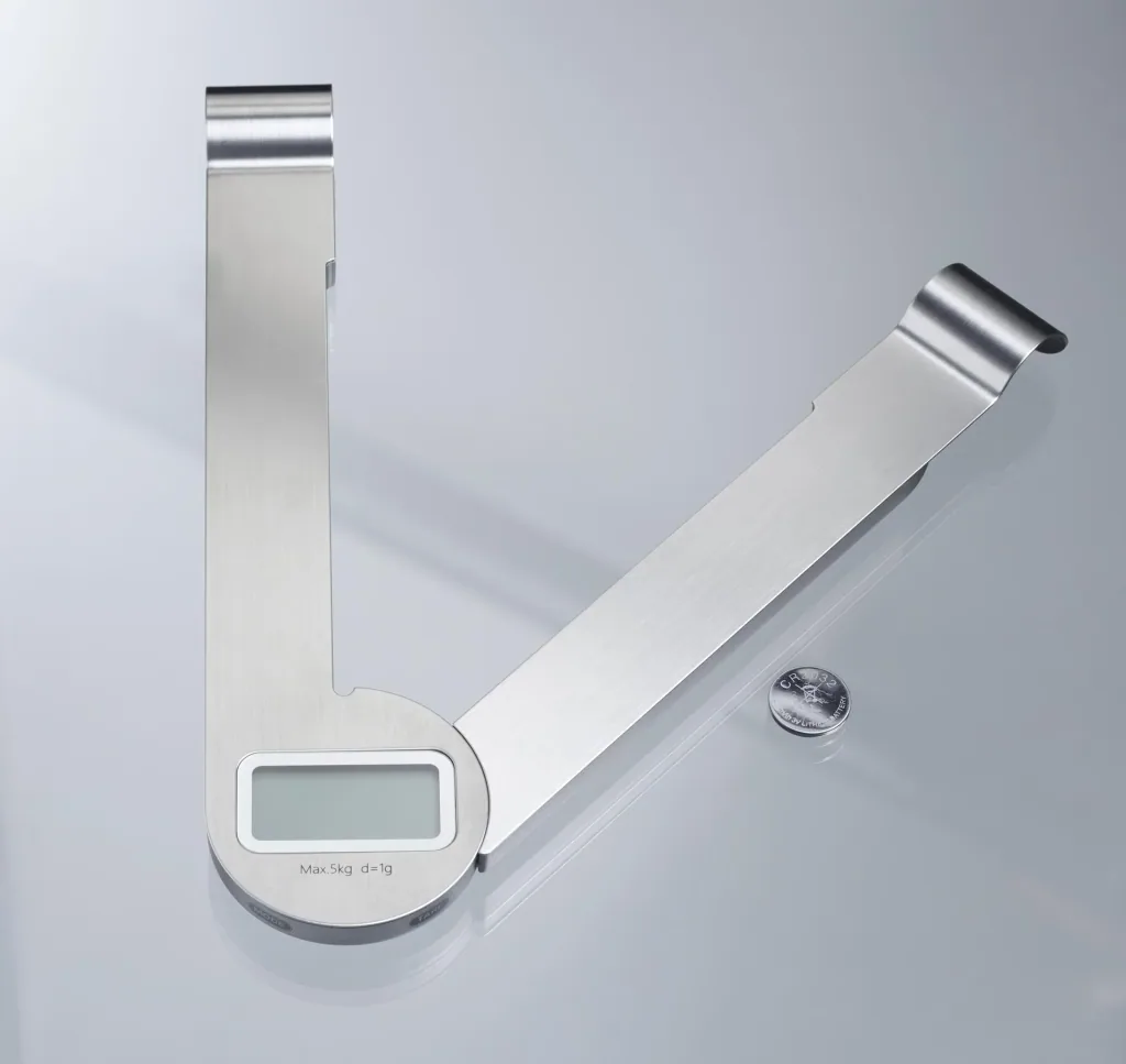 Digital kitchen scale “V”, stainless steel