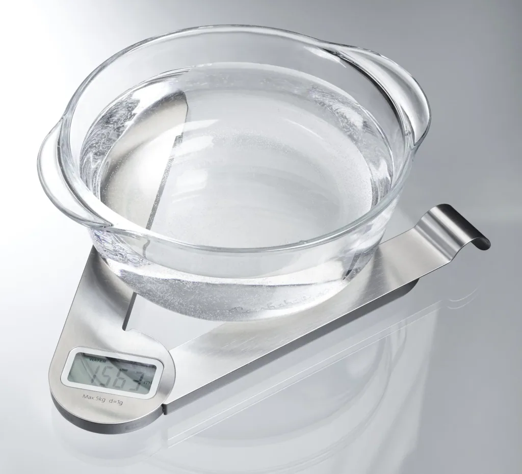Digital kitchen scale “V”, stainless steel