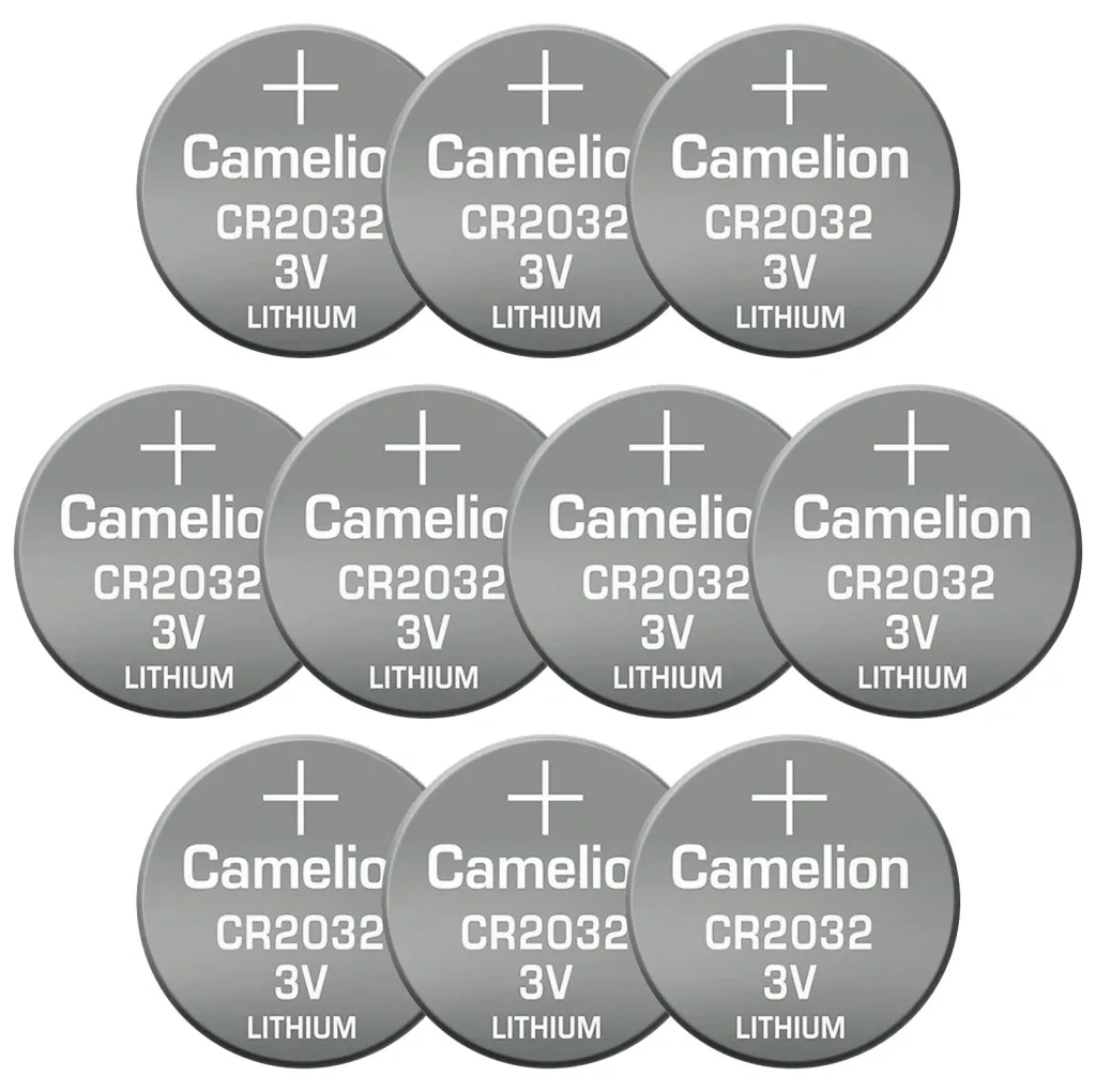 Lithium button cell CR2032, 10 pieces