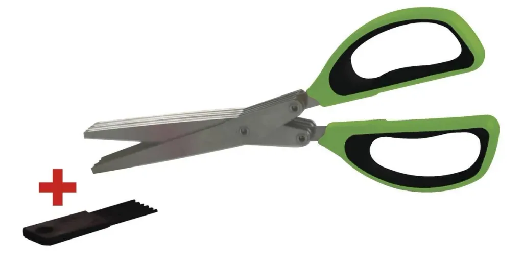 Herb scissors + cleaning brush FREE