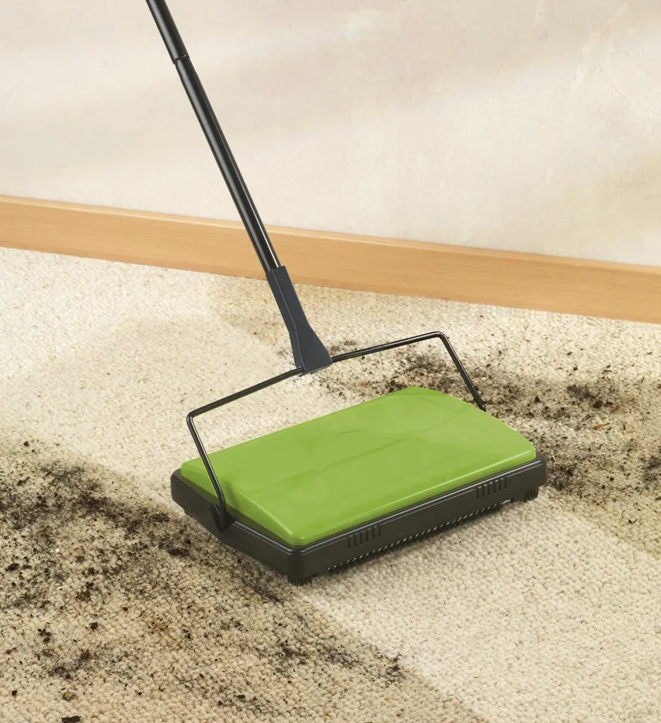 Carpet sweeper, green