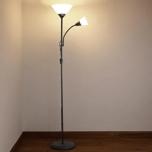 Floor lamp Alissa black 28 x 175cm