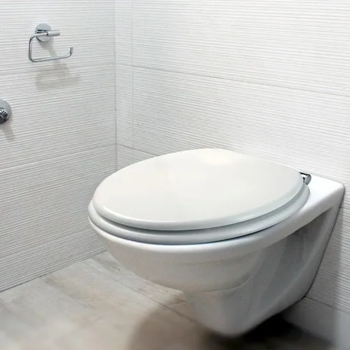 Soft toilet seat white