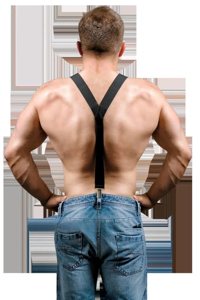 Suspenders, length max. 120cm, color black