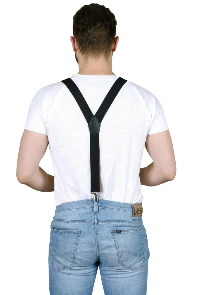Suspenders, length max. 120cm, color black