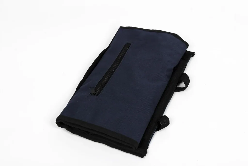 Shopping trolley blue, foldable