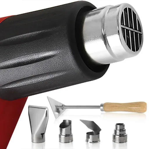 Hot air gun 2000 watts including accessories and case
