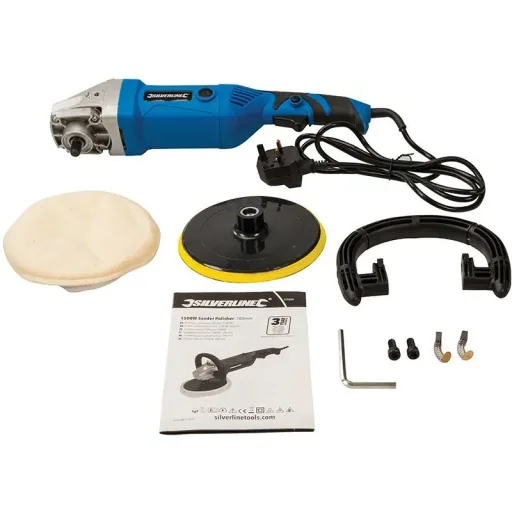 1500 W grinder/polisher, 180 mm