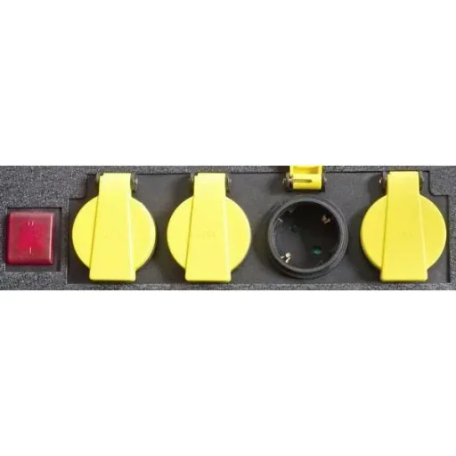 Universal machine trolley with socket - max. 150 kg - working width 60x46cm
