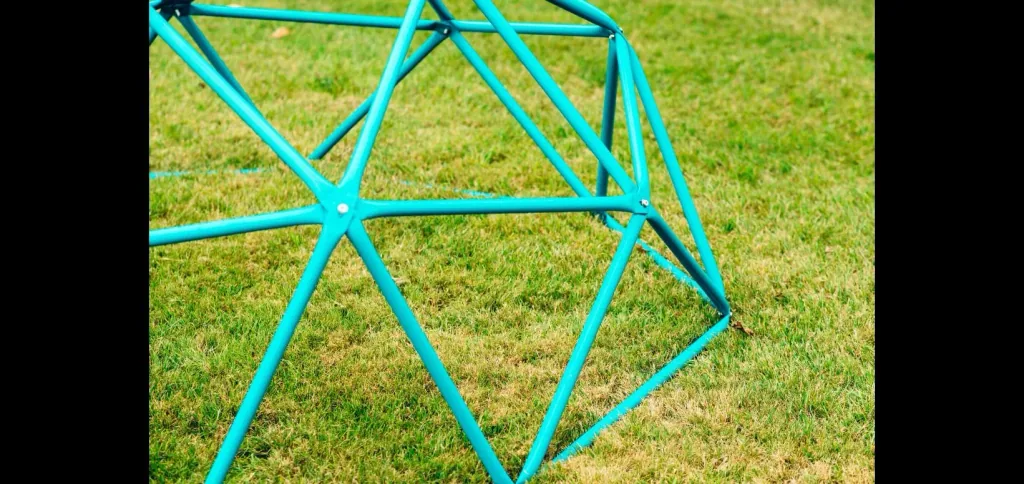 Deimos climbing dome, outdoor climbing dome for children, 1.90 m diameter, turquoise