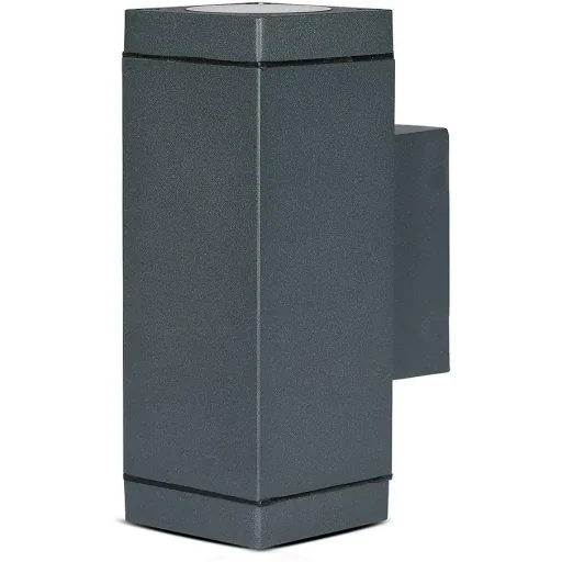 VT-842 Outdoor Wall Light Up/Down - GU10 - Grey - IP44