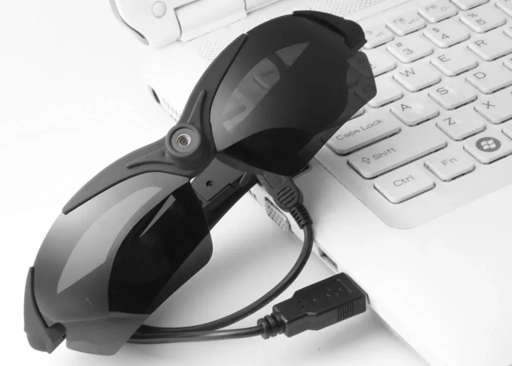 Video glasses TX-25 with FullHD resolution and interchangeable sun lenses