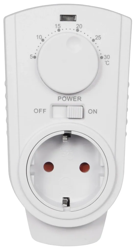 Socket thermostat 5-30°C, 3500W
