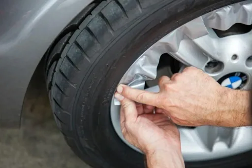 Black tire paint 75 ml, including 2 special sponges + 1 pair of gloves