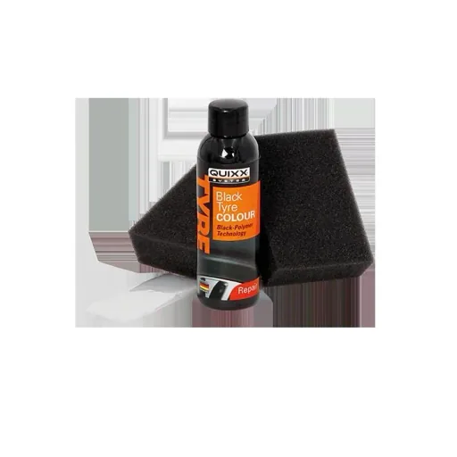Black tire paint 75 ml, including 2 special sponges + 1 pair of gloves