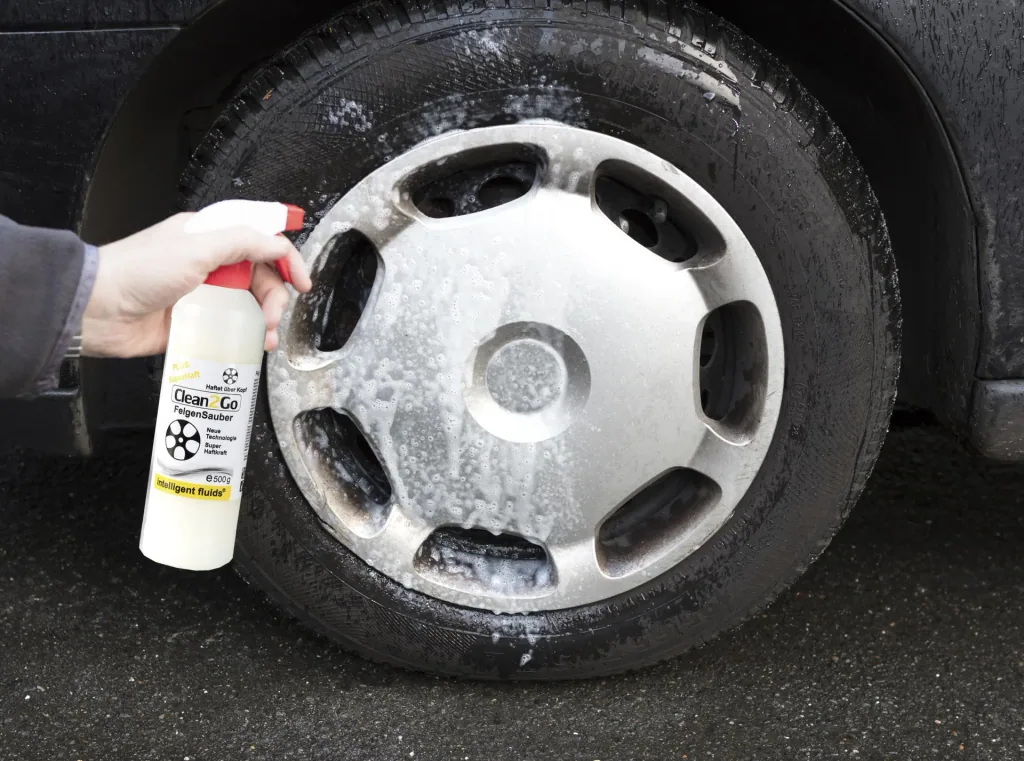 Adhesive power rim cleaner