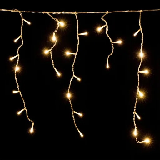 Icicle lighting 15m with 400LEDs - warm white