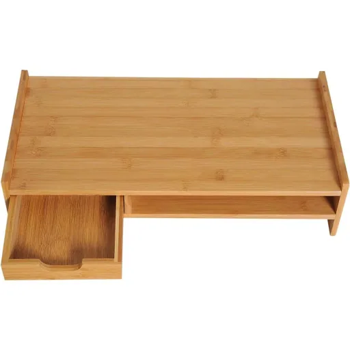 Monitor stand with drawer